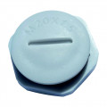 BPM12, M12, Light Grey Nylon Blanking Plug, Pack of 10